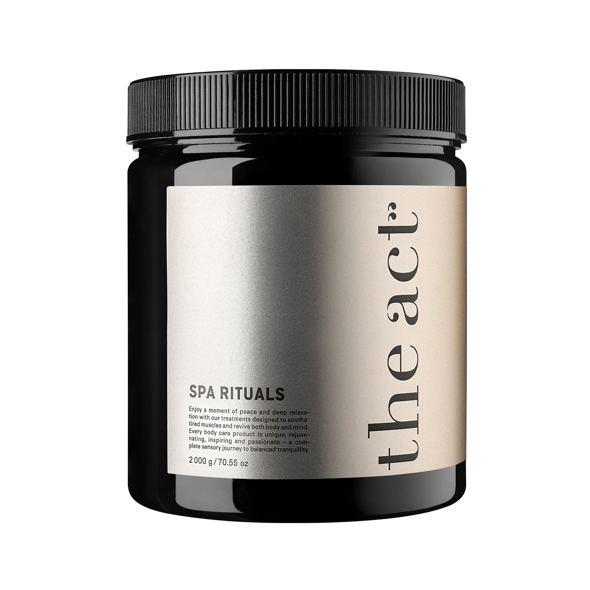 Jar of 'the act' Spa Rituals product on a white background